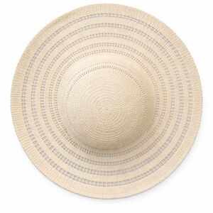 a new day Wide Brim Straw Sun Hat in Cream